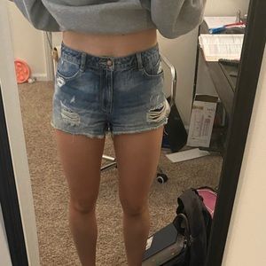 Zara jean shorts